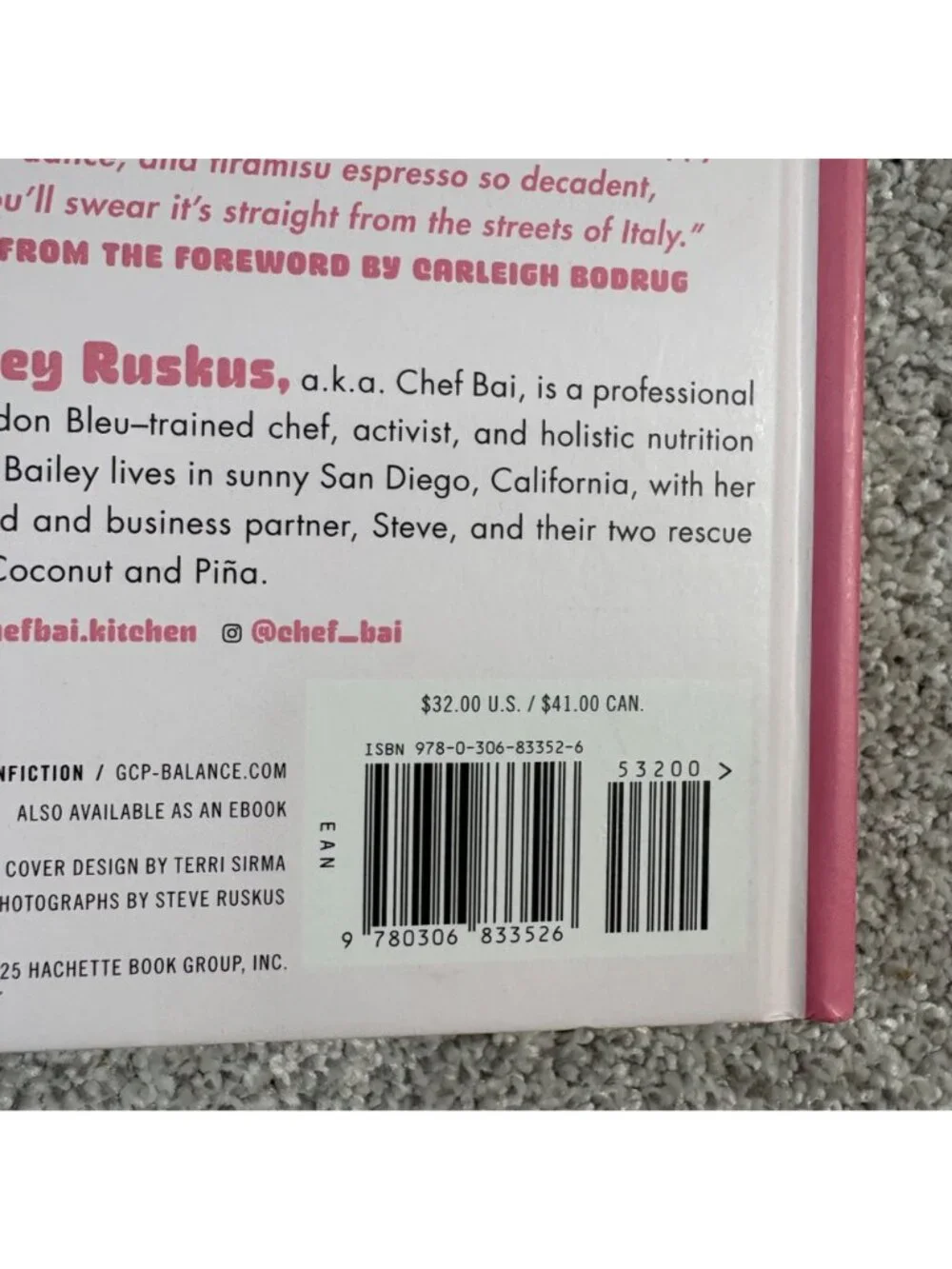 Breaking up with Dairy Bailey Ruskus Chef Bai Cookbook 100 Plant Based Recipes